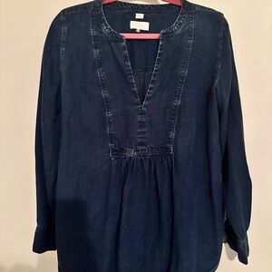 Women's Navy Blue Top